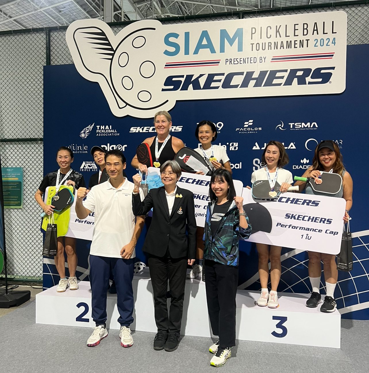 Jeanette Ward Quinn at a tournament in Thailand